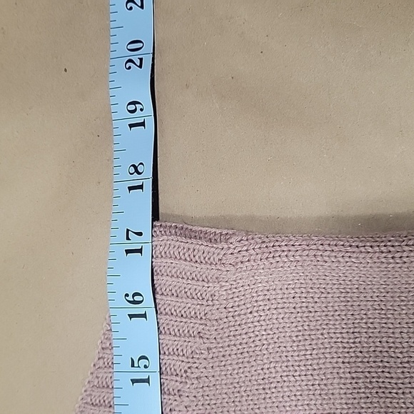 Cato, Dusty Rose, Size M, Knit Tank / Sleeveless Top, Cropped with Finished Hem - Picture 8 of 8